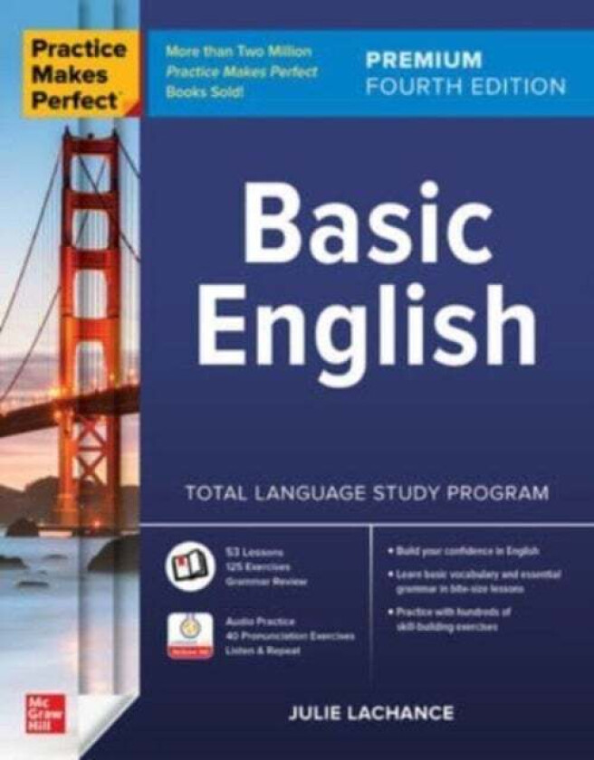 Practice Makes Perfect: Basic English, Premium Fourth Edition av Julie Lachance