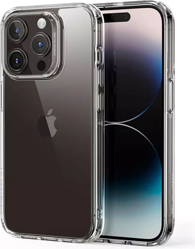 iPhone 15 Pro Ice Shield Hybrid Air-Guard Deksel - Gjennomsiktig