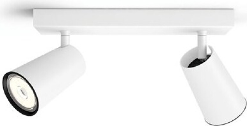 myLiving Paisley dobbel spot GU10 - Hvit