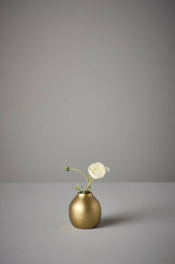 GUNNEBO vase - høyde 10 cm Messing