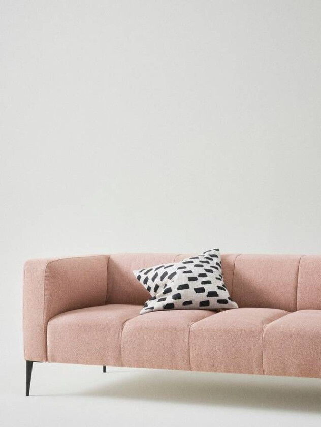 HUDSON sofa 3-seter Rosa