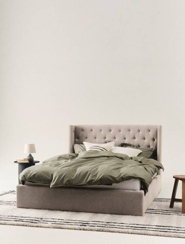 sengeramme 180 cm Beige