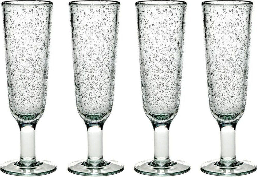 Pure Pascale champagneglass 4-pakning Klar Klar
