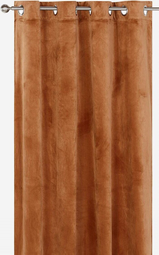 Fløyelslengder med snørehull Charlotte 2-pack 135 x 250 cm