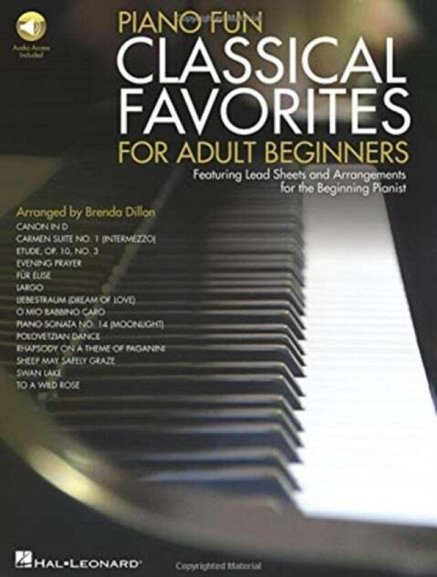 Piano Fun- Classical Favorites for Adult Beginners