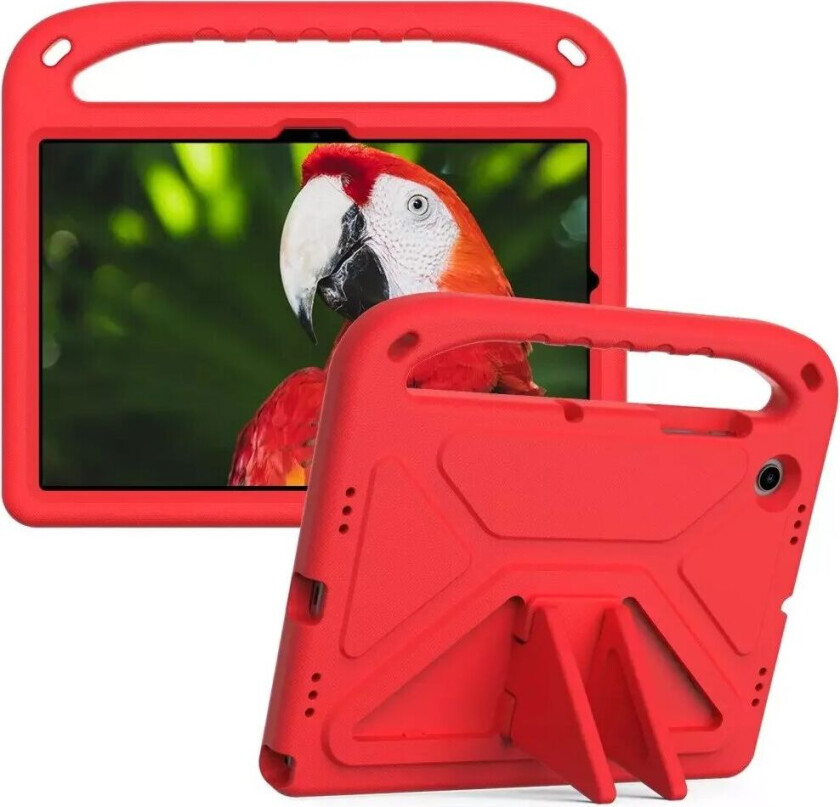 Samsung Galaxy Tab A8 10.5" (2021) EVA Skum Bakdeksel med Stativ - Rød