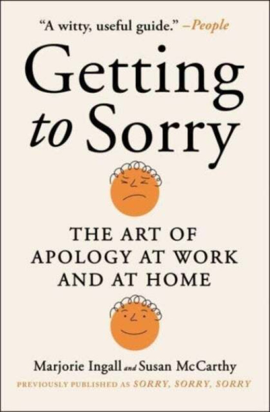 Getting to Sorry av Marjorie Ingall, Susan McCarthy