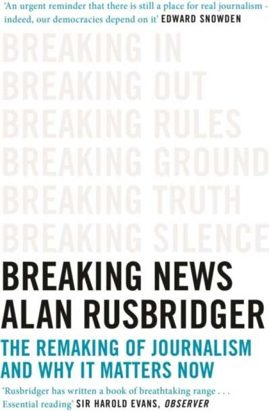 Breaking News av Alan Rusbridger