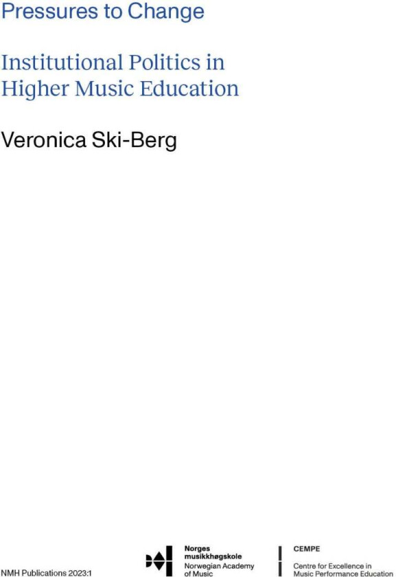 Pressures to change av Veronica Ski-Berg