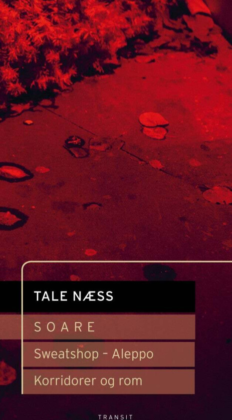 Soare ; Sweatshop - Aleppo ; Korridorer og rom : scenetekster av Tale Næss