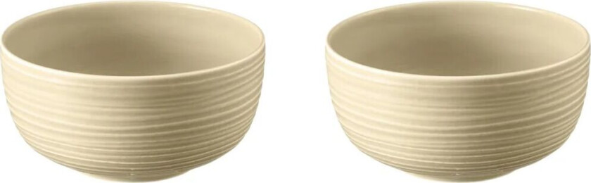 Terra skål Ø 17,7 cm 2-pakning Sand Beige