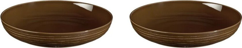 Terra skål Ø 28 cm 2-pakning Earth Brown