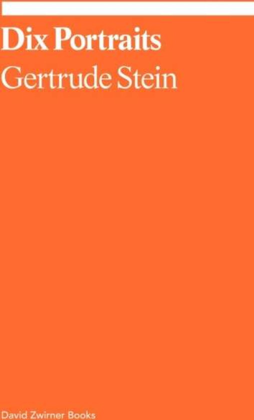 Dix Portraits av Gertrude Stein, Lynne Tillman