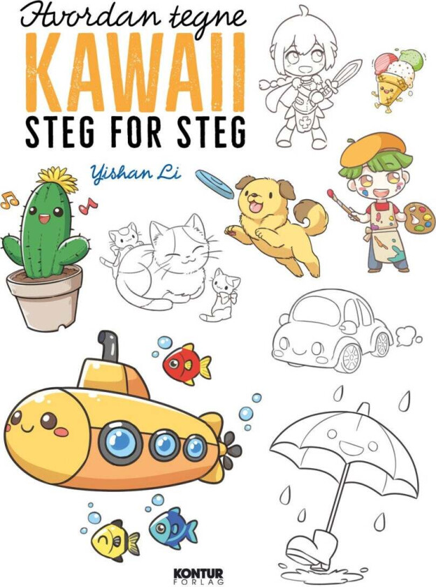 Hvordan tegne kawaii steg for steg av Yishan Li