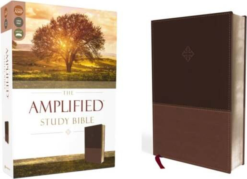 The Amplified Study Bible, Leathersoft, Brown av Zondervan