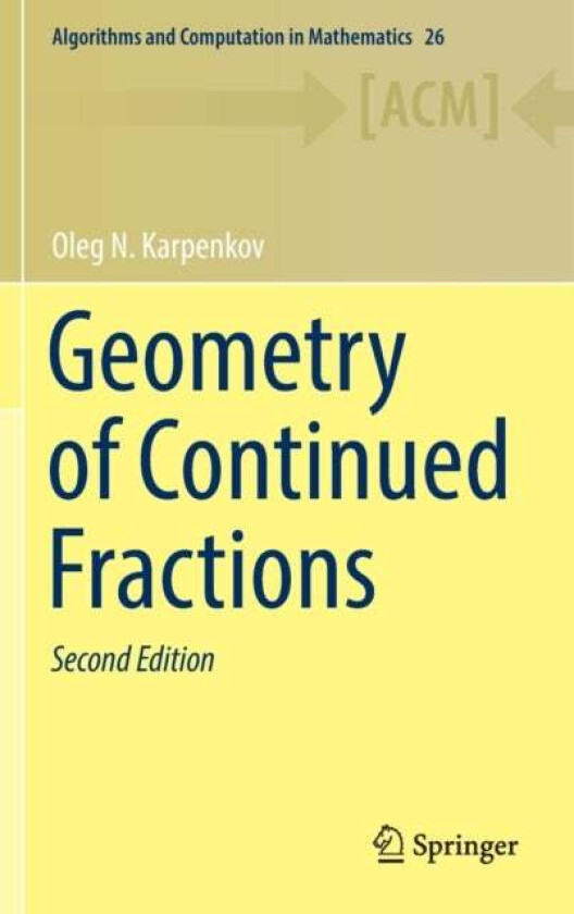 Geometry of Continued Fractions av Oleg N. Karpenkov