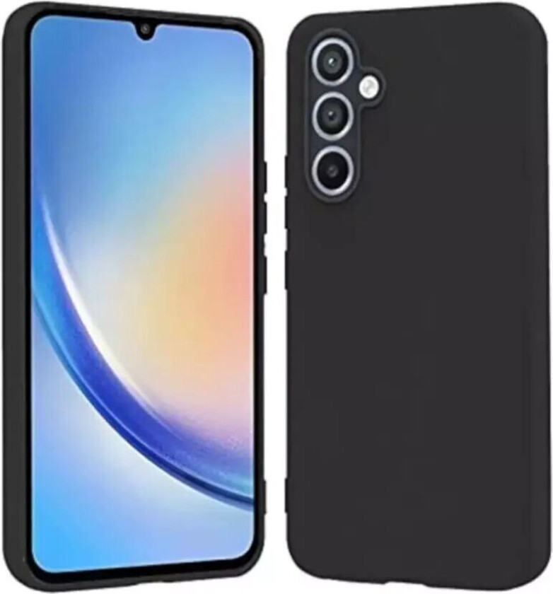 4smarts Samsung Galaxy A34 (5G) 4Smarts Liquid Silikone Deksel CUPERTINO - Svart