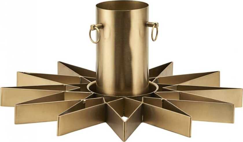 Star juletrefot Messing