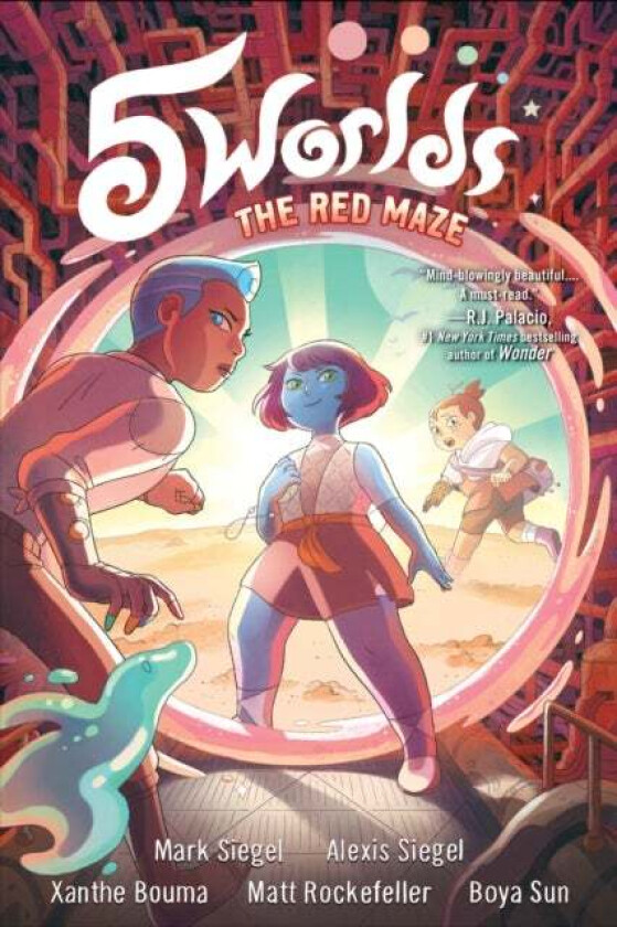 5 Worlds Book 3: The Red Maze av Mark Siegel, Alexis Siegel