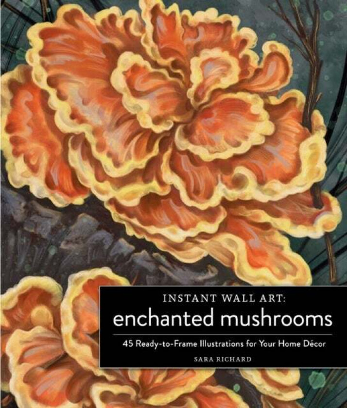 Instant Wall Art Enchanted Mushrooms av Sara Richard