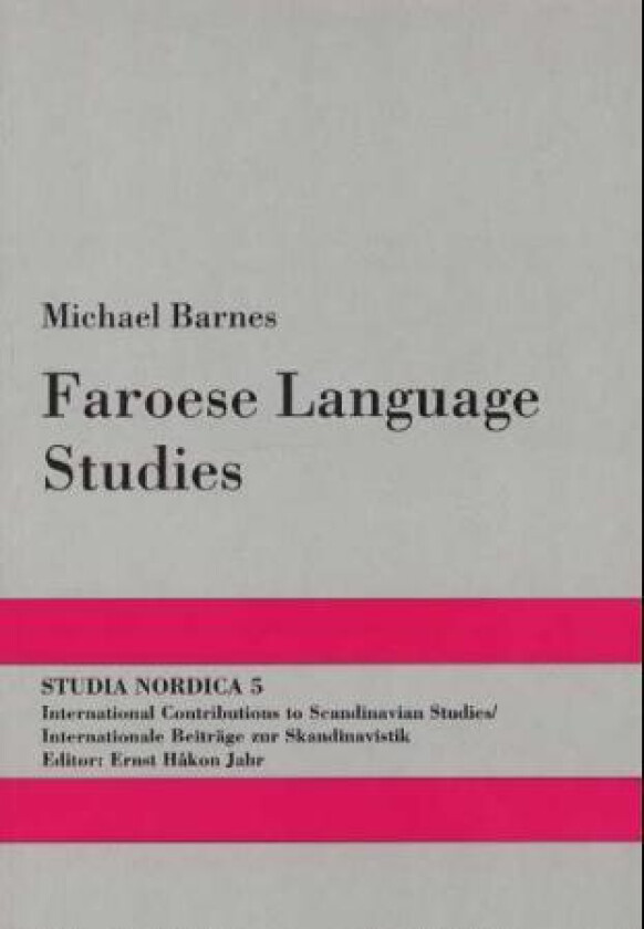 Faroese language studies av Michael P. Barnes