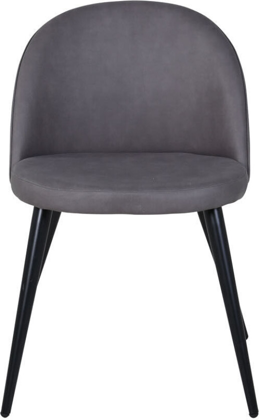 Velvet spisestuestoler velour grå.