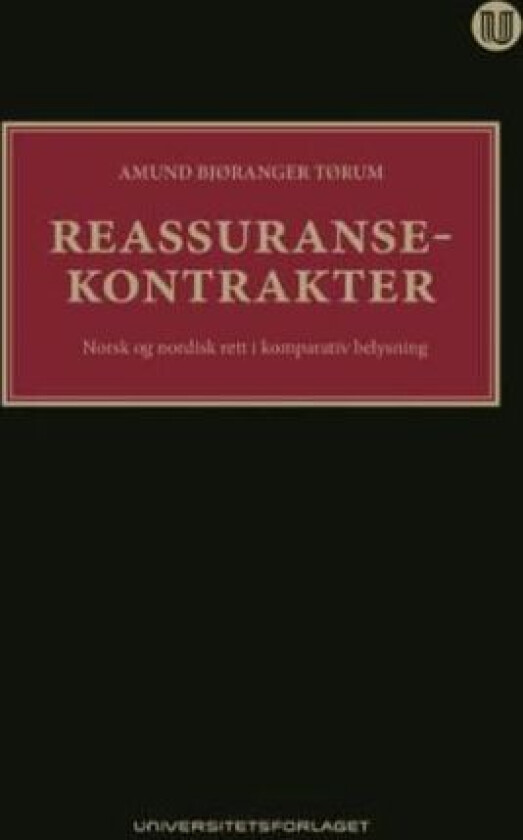 Reassuransekontrakter av Amund Bjøranger Tørum