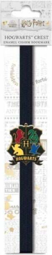 Harry Potter: Hogwarts Crest Enamel Charm Bookmark av Insight Editions