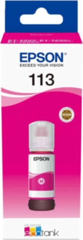 113 EcoTank Pigment Magenta ink bottle