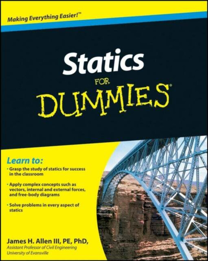 Statics For Dummies av James H. Allen