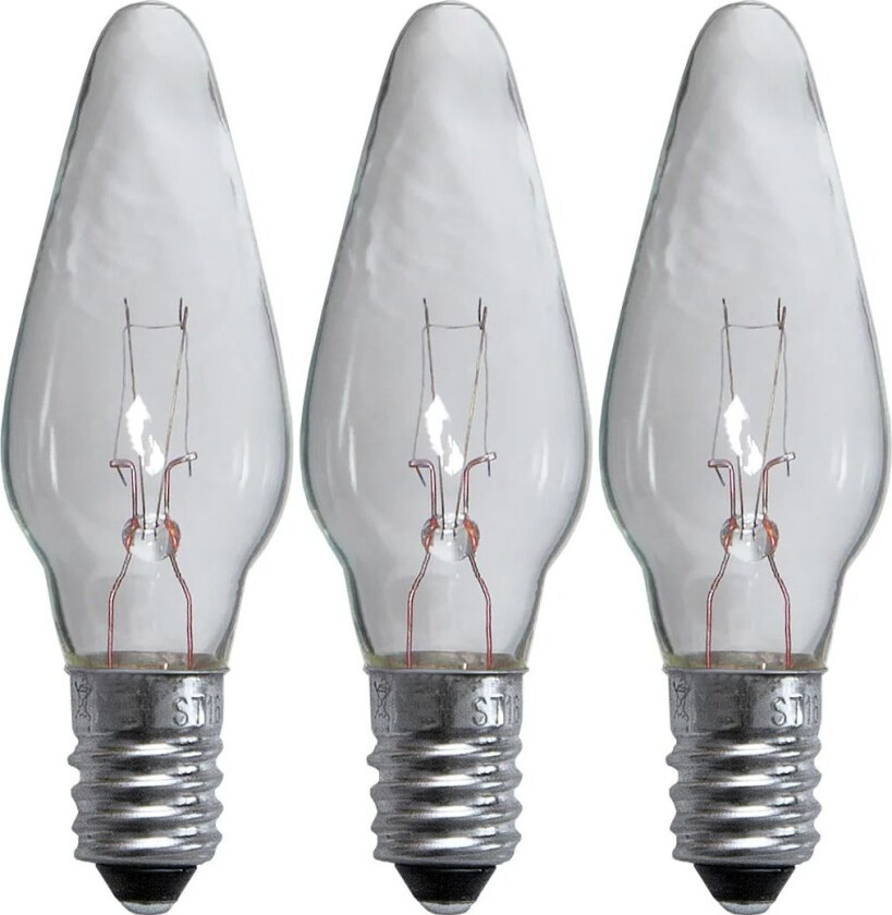 reservelampe E10 3-pakk 304-01 (7-armet)