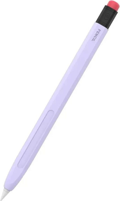 Apple Pencil 1 Gen. Fleksibelt Blyant Silikondeksel - Lilla