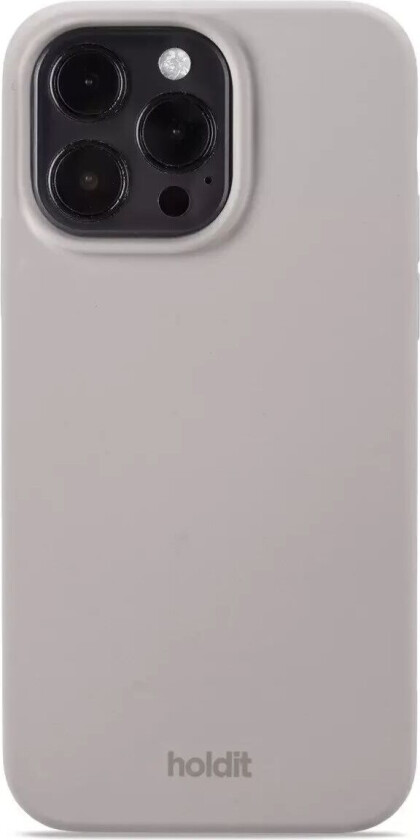 Holdit iPhone 15 Pro Max Soft Touch Silikon Deksel - Taupe