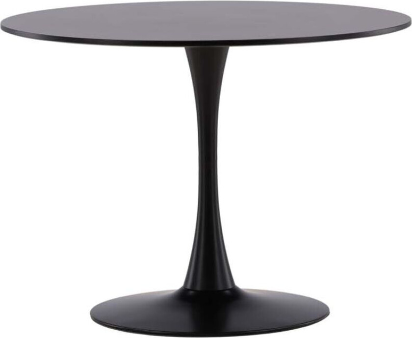 Glade spisebord Ø100cm svart.
