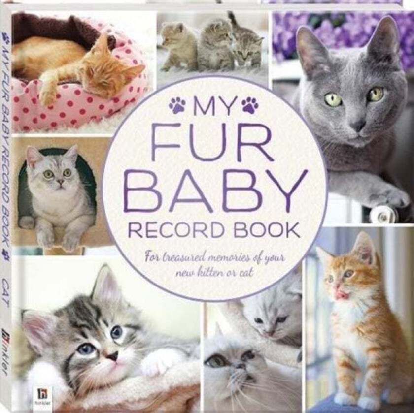 My Fur Baby Record Book Cat av Hinkler Pty Ltd