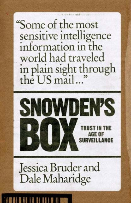 Snowden's Box av Jessica Bruder, Dale Maharidge