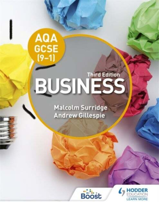 AQA GCSE (9-1) Business, Third Edition av Malcolm Surridge, Andrew Gillespie