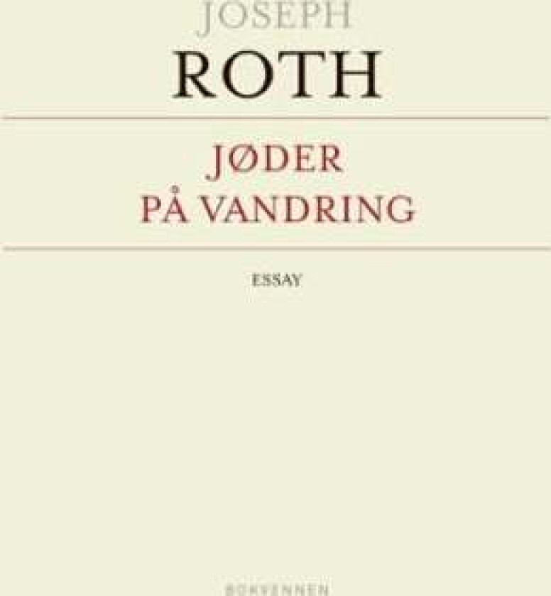 Jøder på vandring av Joseph Roth