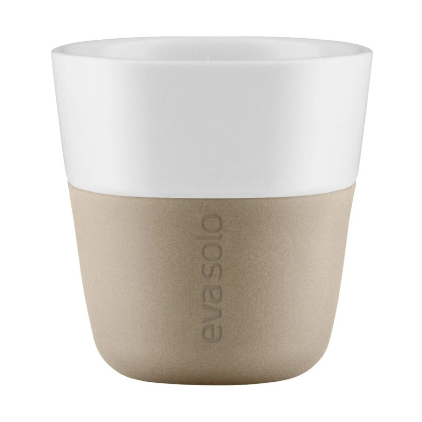 espressokopp 2-pakning Pearl beige