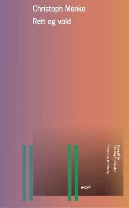 Rett og vold av Christoph Menke