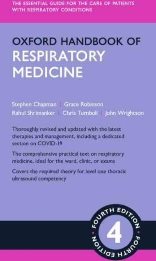 Oxford Handbook of Respiratory Medicine av Stephen J (Consultant in Respiratory Medicine Consultant in Respiratory Medicine Oxford University Hospital