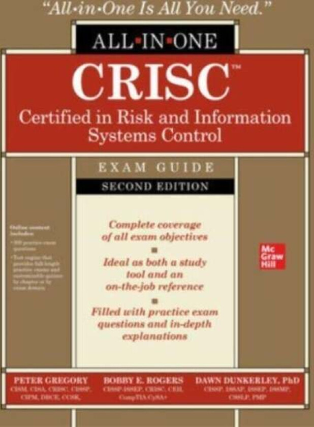 CRISC Certified in Risk and Information Systems Control All-in-One Exam Guide, Second Edition av Peter Gregory, Dawn Dunkerley, Bobby Rogers