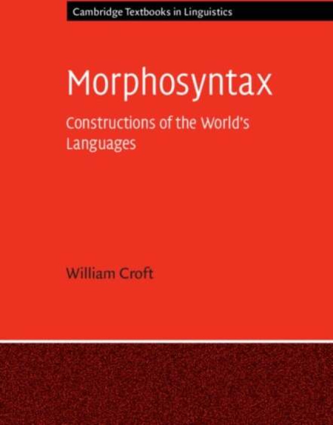 Morphosyntax av William (University of New Mexico) Croft