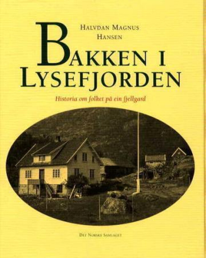 Bakken i Lysefjorden av Halvdan Magnus Hansen