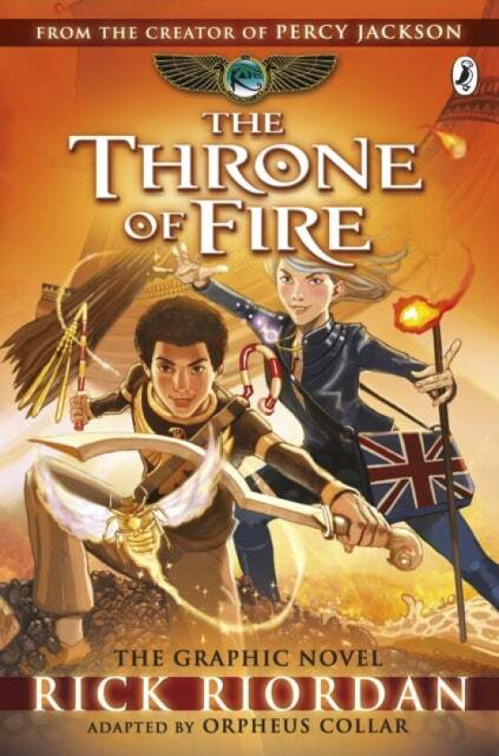 The Throne of Fire: The Graphic Novel (The Kane Chronicles Book 2) av Rick Riordan