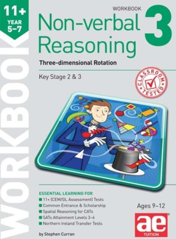 11+ Non-verbal Reasoning Year 5-7 Workbook 3 av Stephen C. Curran, Natalie Knowles, Andrea F. Richardson