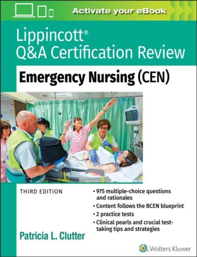 Lippincott Q&A Certification Review: Emergency Nursing (CEN) av Patricia Clutter
