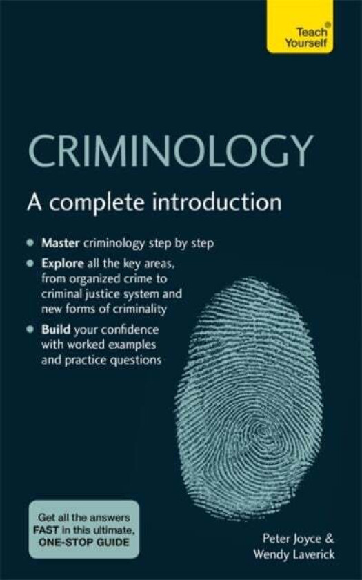 Criminology av Peter Joyce, Wendy Laverick
