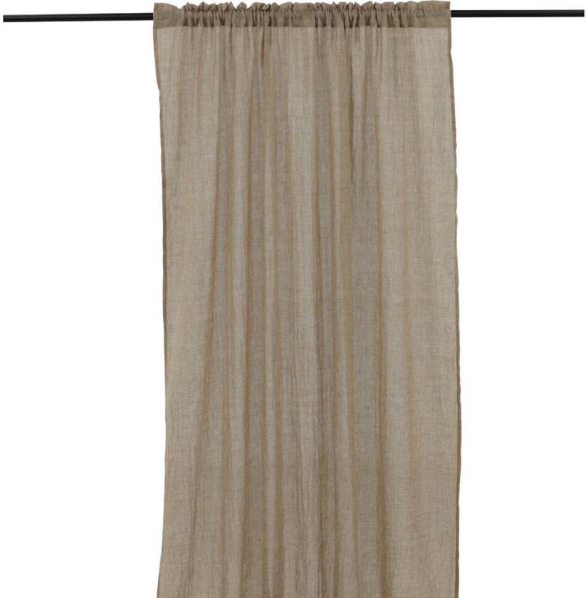 Elena gardin 1 stk. 240x135cm brun.