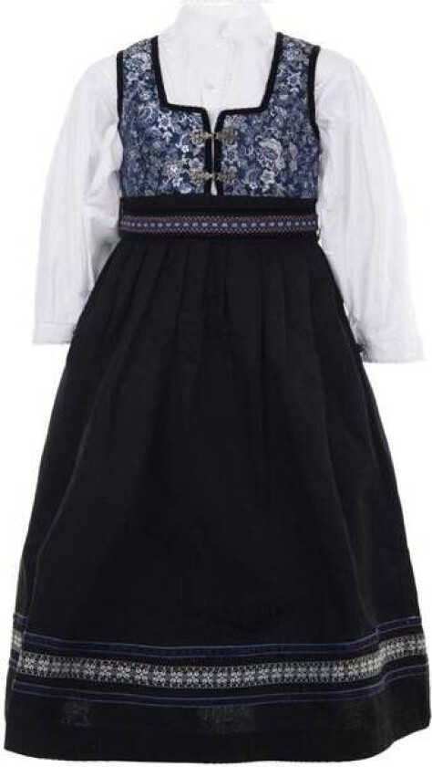 Oline Bunad / Festdrakt Til Jente, Sølv/blå